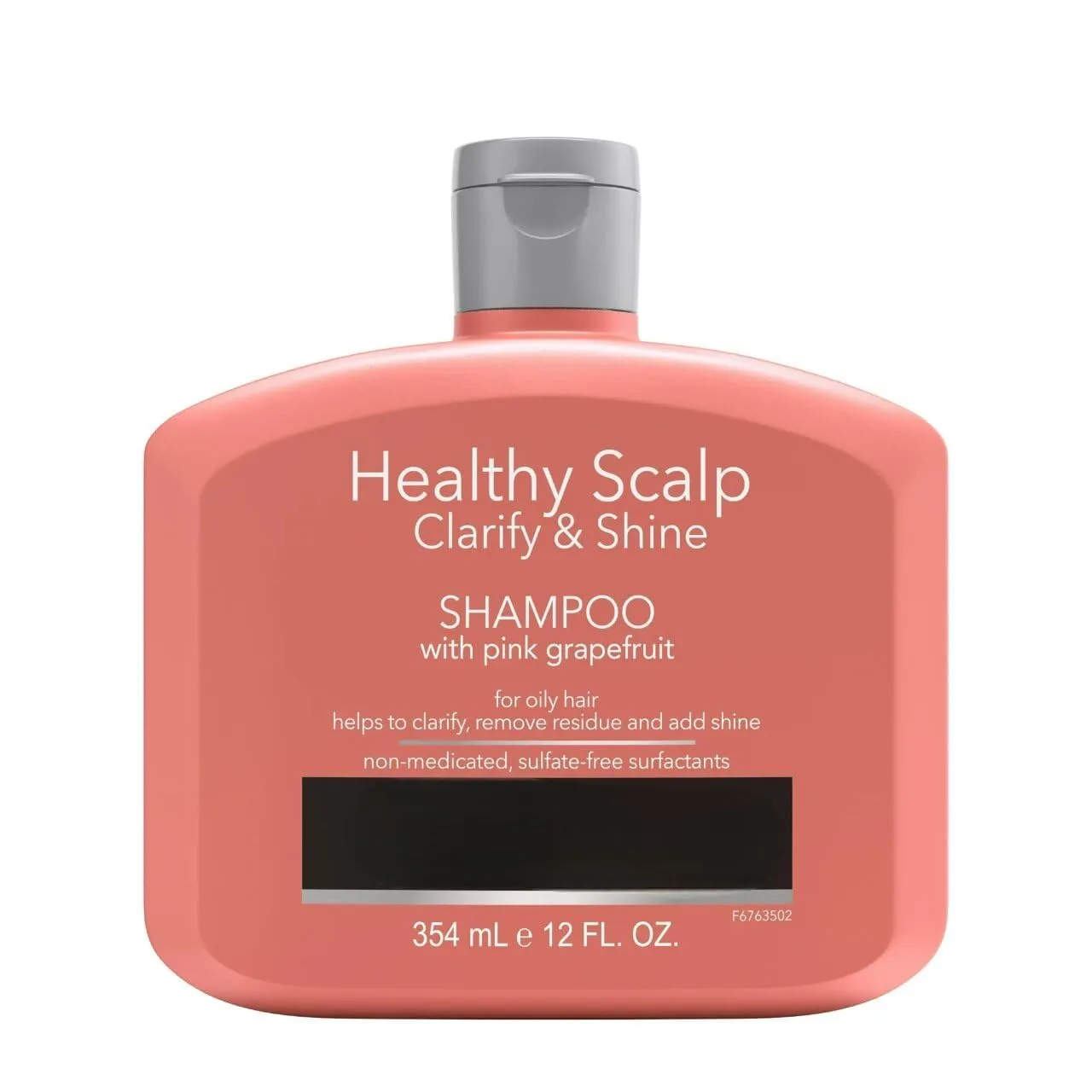 12 fl oz. of N'e'u~t'r'o~ge'na Exfolia-ting Shampoo with Pink Grapefruit for Oily Hair and Scalp.