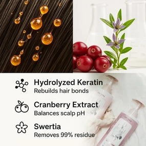 1x Clarifying Shampoo for Women & 1x Shower Oil for Women, 32oz