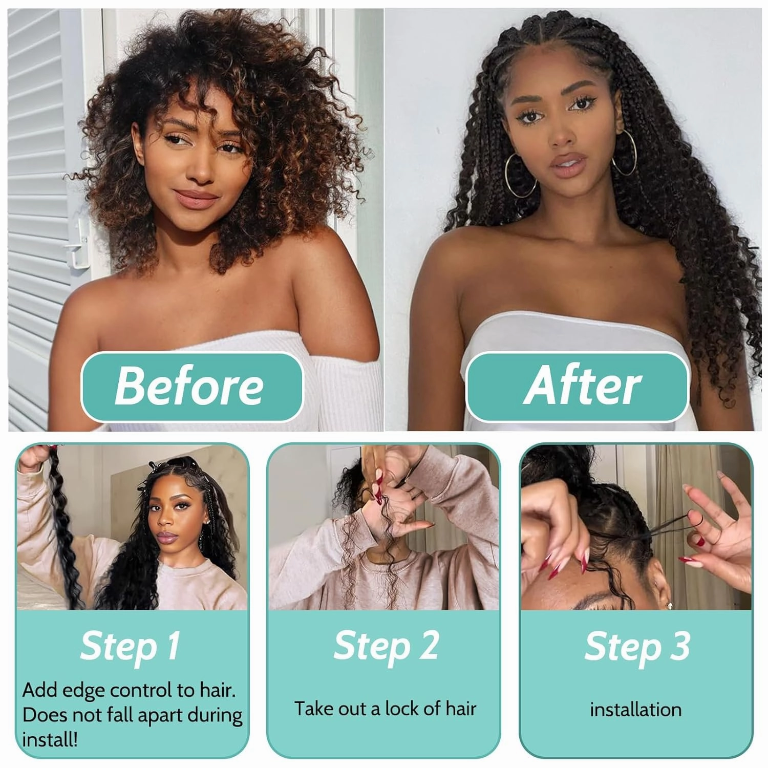 #30 Light Brown Human Braiding Hair Deep Wave Bulk 14 14 14 Inch Human Hair Weave 3 Bundle Unprocessed Brazilian Virgin Hair Brown Deep Curly Braiding Hair Extensions 50 Grams/Bundle