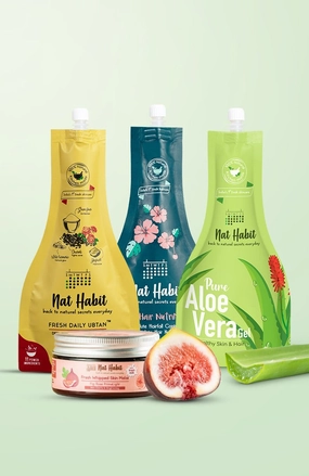 <strong>Delicate Rose Ubtan, Fig Rose Skin Malai, Five Oil Hibiscus NutriMask & Pure Aloe Gel Combo</strong> <br><i>Combo Pack of 4</i>