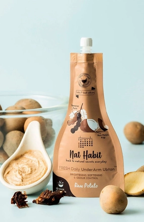 <strong>Raw Potato UnderArm Ubtan</strong> <br><i>Brightening, Softening & Odour Control</i>