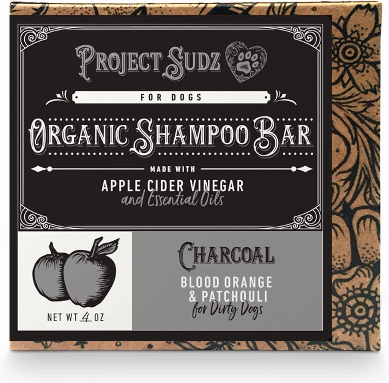 Activated Charcoal Organic Bar Shampoo for Dogs | Odor Eliminating, Deep Cleaning Natural Dog Bar (2)