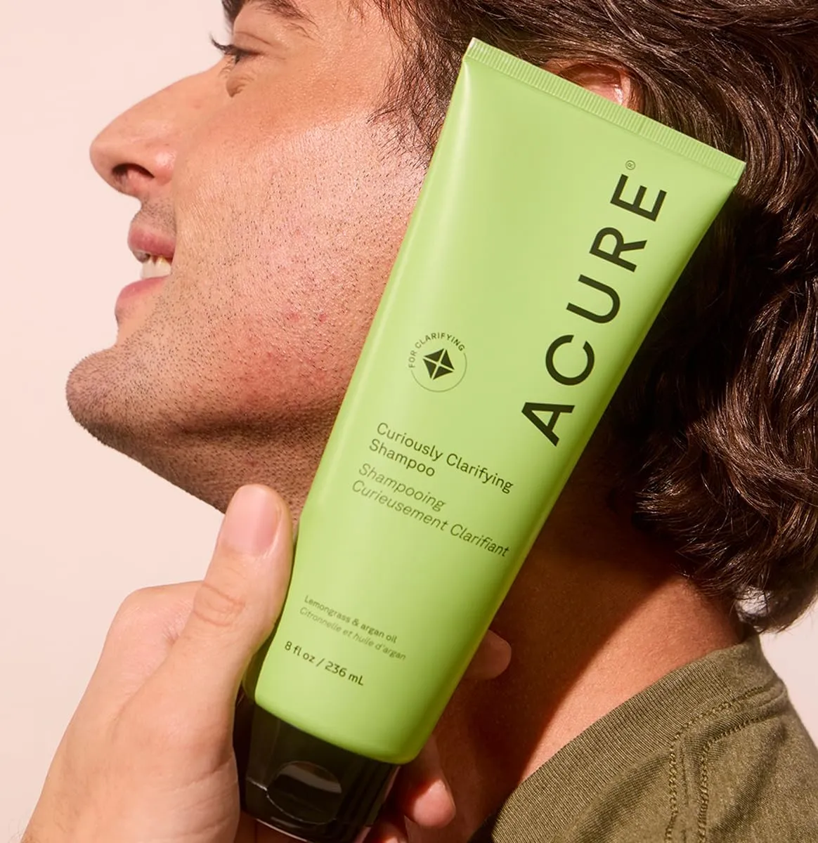 Acure Curiously Clarifying Shampoo & Conditioner Set – Deep Cleansing & Hydrating Duo for Balanced Scalp & Hair, Removes Buildup, Vegan, 8 Fl Oz Each