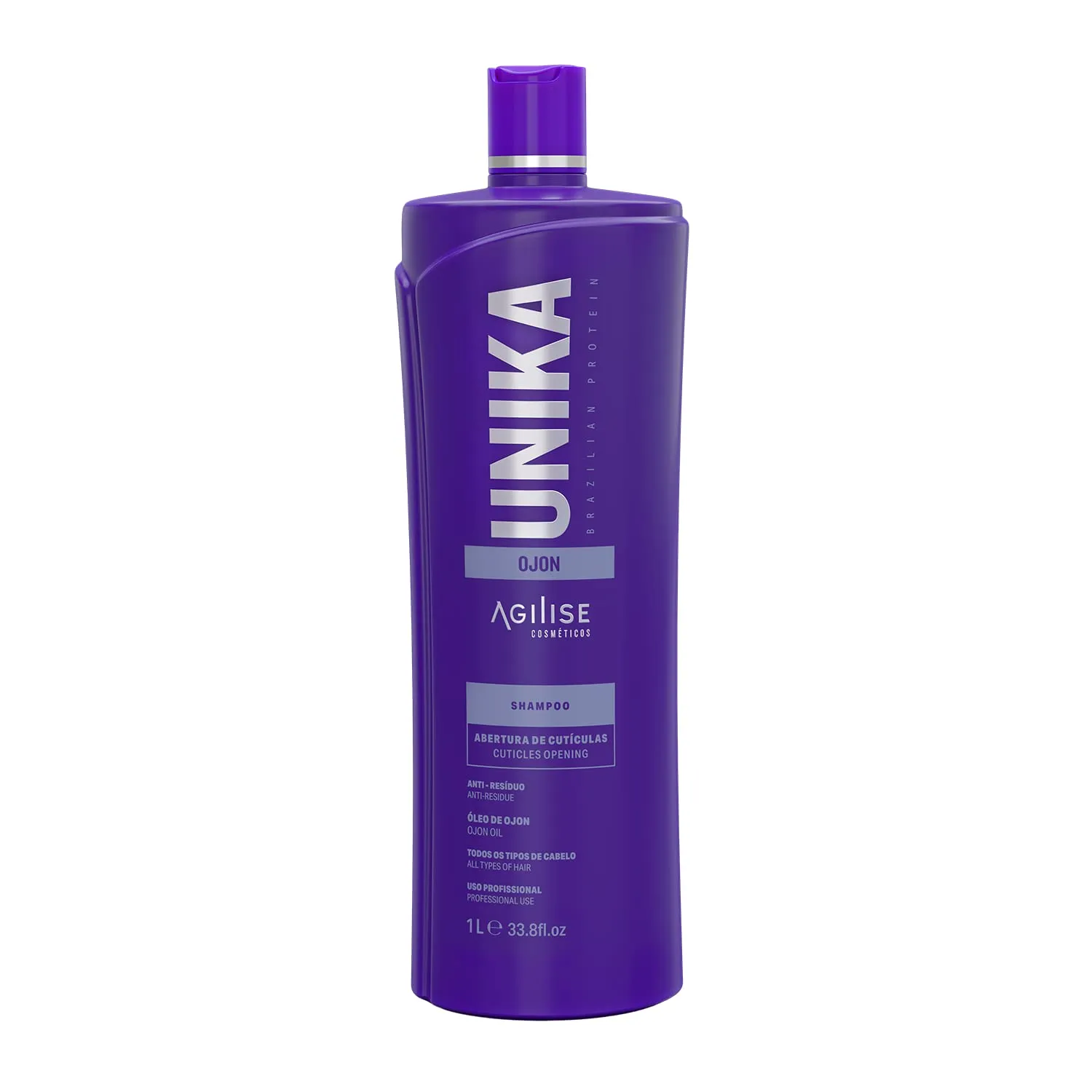 agilise - Unika Ojon Anti-Residue Deep Cleansing Shampoo for Straightening Treatment - Hair Care Product - OJON OIL - VEGAN - 33.8fl.oz/1L