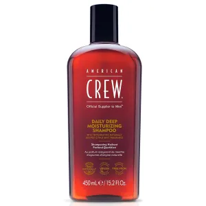 American Crew Shampoo for Men, Daily Deep Moisturizer, Naturally Derived, Vegan Formula, Citrus Mint Fragrance, 15.2 Fl Oz