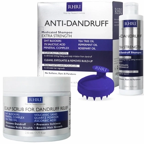 Anti Dandruff Shampoo Anti Fungal Dandruff Mens Shampoo | Medicated, Clarifying, Psoriasis & Biotin Shampoo w/Salicylic Acid | For Dry, Itchy, Flaky, Irritated Scalp & Hair Growth   Scalp Scrub