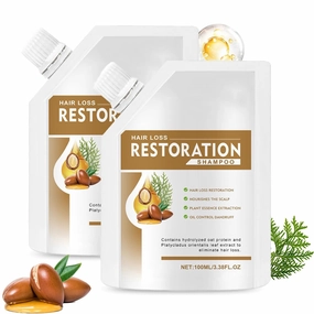 Anti-Hair Fall Shampoo, Ginger Hair Growth Shampoo, Anti-Hair Loss Shampoo For Women, Natural Plant Oil Control Conditioner (2)