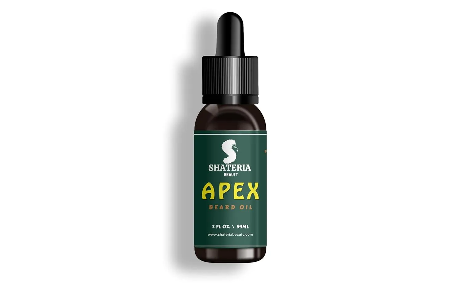 Apex Beard Oil – Barber-Approved Beard Moisturizer with Chebe & Essential Oils, Strengthens, Softens & Grows Beards Naturally, 2 oz