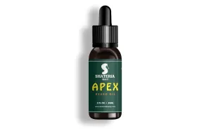 Apex Beard Oil – Barber-Approved Beard Moisturizer with Chebe & Essential Oils, Strengthens, Softens & Grows Beards Naturally, 2 oz