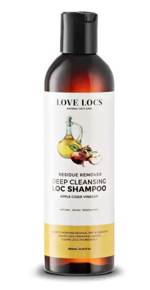Apple Cider Vinegar Deep Cleansing Dreadlock Shampoo | Clarifying Cleanser for Build Up | Residue Remover | ACV Loc Shampoo | Hair Detox | Natural | Vegan | Residue Free