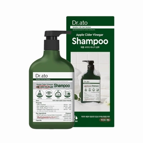 Apple Cider Vinegar Shampoo - pH5.5 Hypoallergenic Hair Shampoo with AHA in Apple - Skin and Eye Irritation Tested - All Safe Ingredients, Allegen-Free, Paraben Free, 10.5 fl.oz