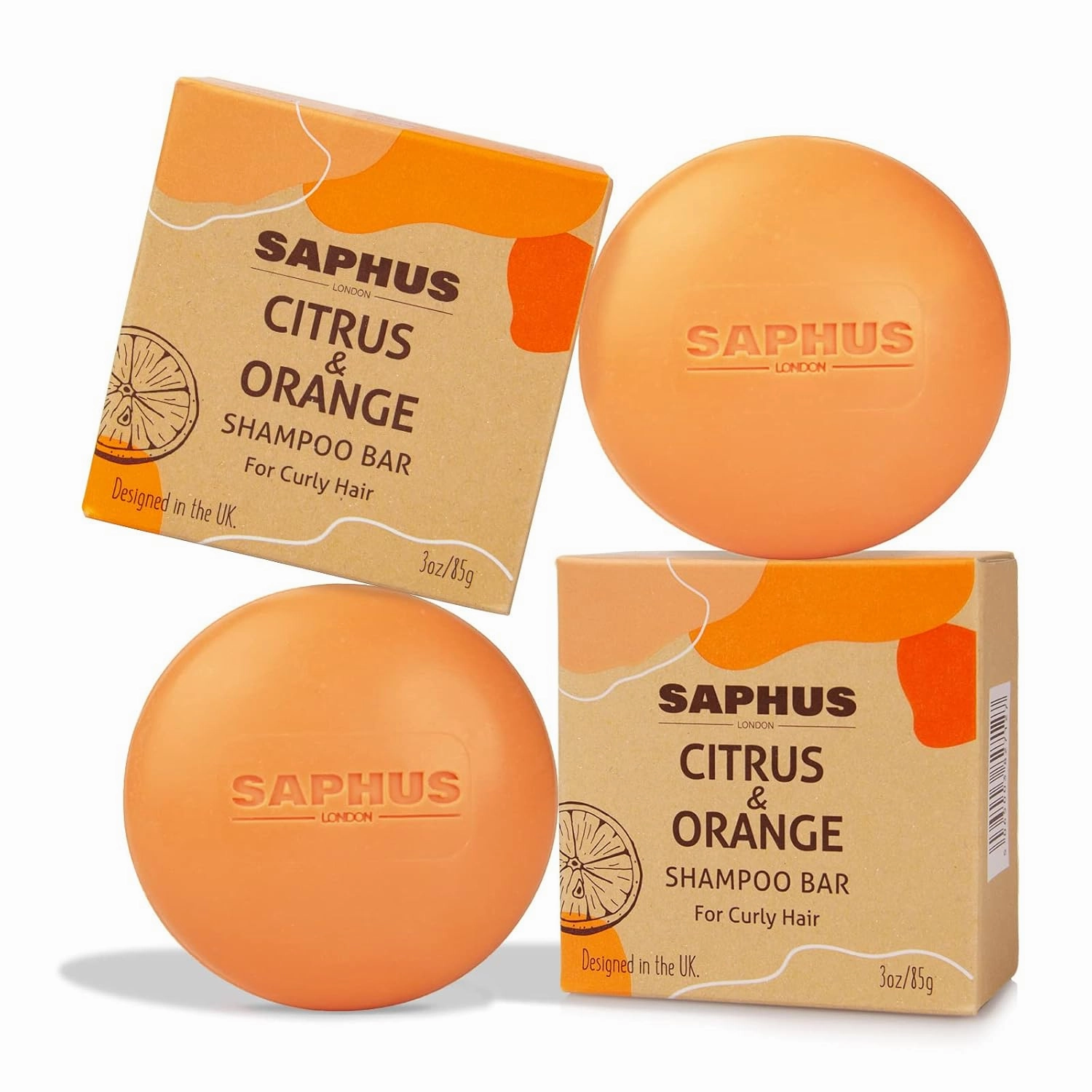 Argan Oil Shampoo Bar for Dry Curly Hair - Strengthening & Moisturizing Hair Care, Vegan, Sulfate-Free, Cruelty-Free, 2 Pack