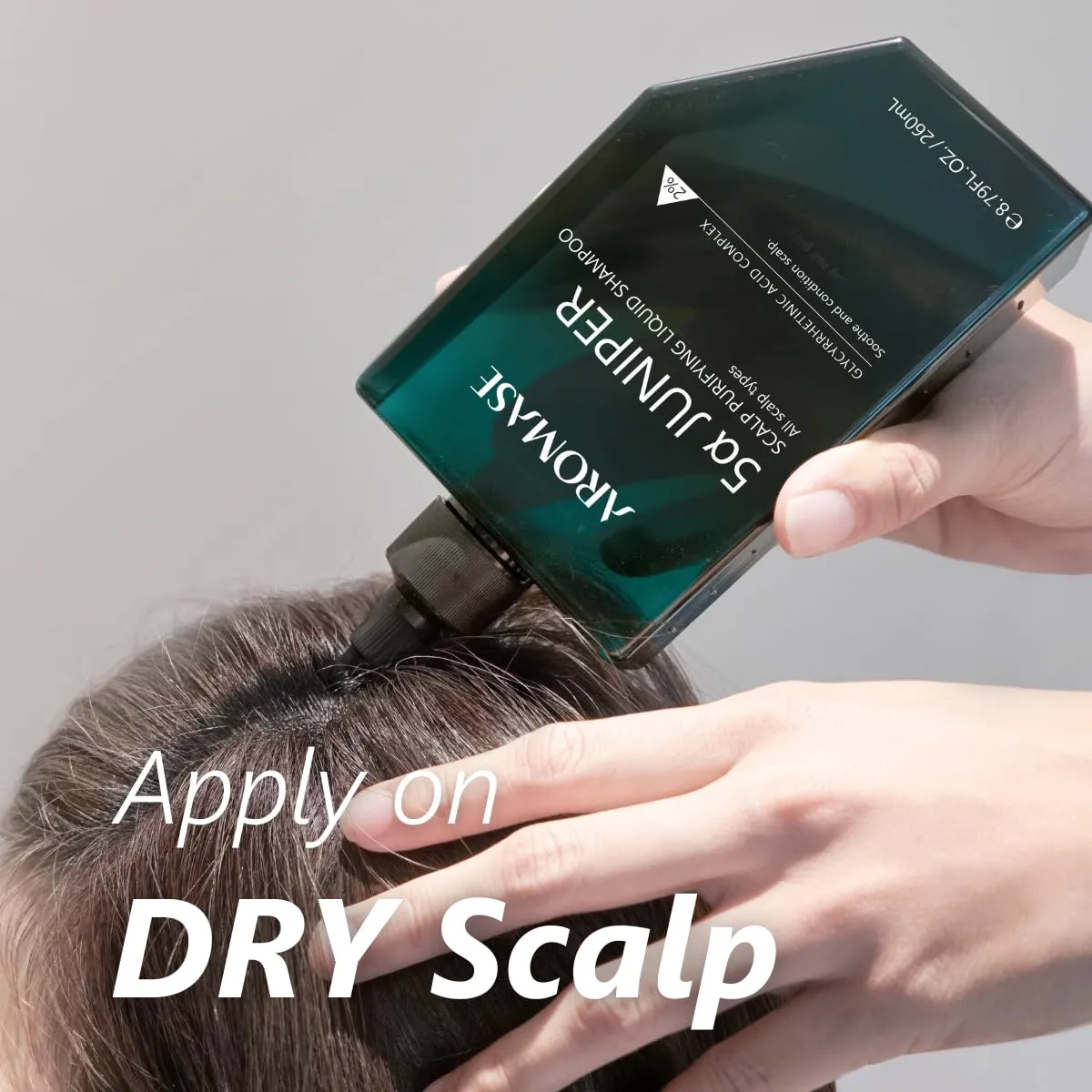 Aromase 5 Juniper Scalp Purifying Liquid Shampoo, 9.1 fluid ounces, Helps to Soften Scalp Buildup, Ideal for Dandruff, Psoriasis, Dermatitis, Dry & Sensitive , Oily hair, Exfoliator