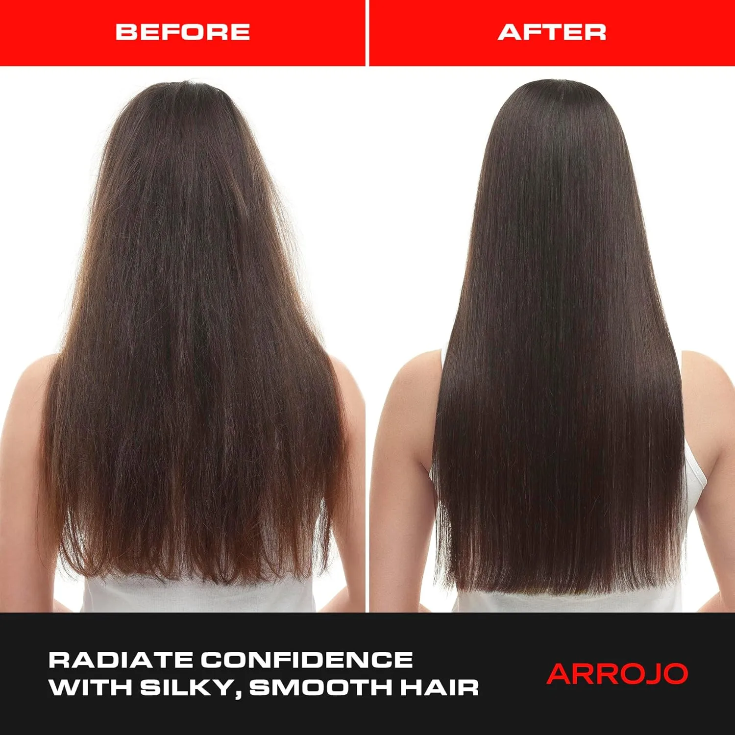 Arrojo Gentle Shampoo – Sulfate Free Shampoo with Vitamin B5, Coconut, Avocado & Sesame Seed Oils – Moisturizing Cleanser for Keratin-Treated & Damaged Hair