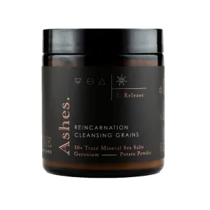 Ashes Reincarnation Cleansing Grains for Scalp & Face - Foam Cleanser & Mask - Natural Ingredients - Skincare for Women and Men (4 oz)
