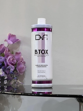 B.TOX Treatment – Brazilian Keratin – Hair Botox – Hair Surgery Anti-Frizz – Formaldehyde-Free Hair-Smoothing Treatment for Dyed and Bleached Hair – Professional Use – with Argan Oil and Rosehip Oil