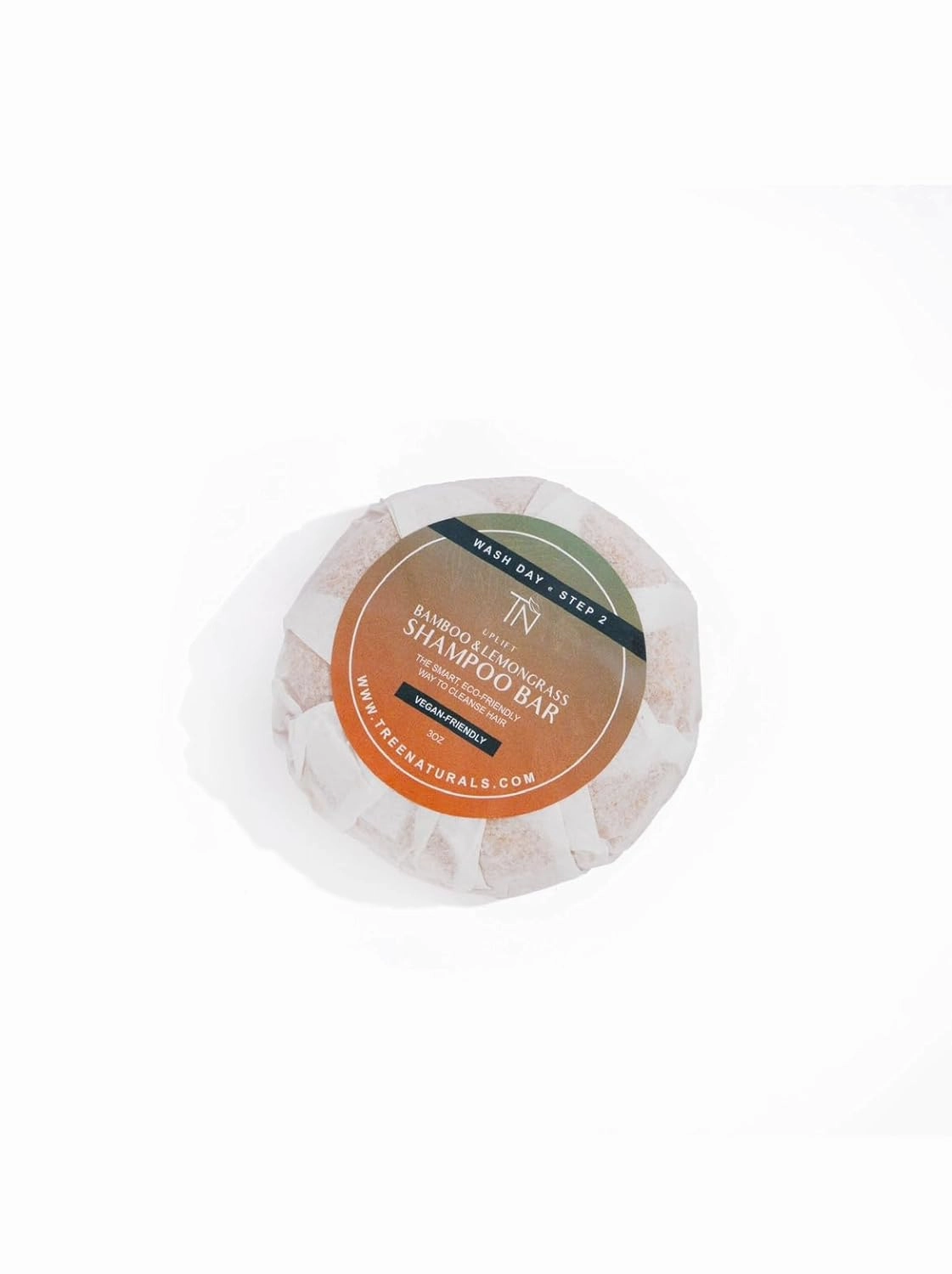 Bamboo & Lemongrass Shampoo Bar – Sulfate-Free, Moisturizing & Clarifying Solid Shampoo for Curly, Coily & Natural Hair – Eco-Friendly, Travel-Friendly, pH-Balanced Formula