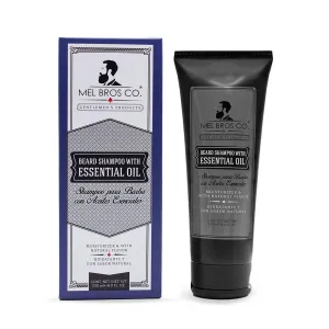 Beard Shampoo with Essential Oils 8 oz - Moisturizer with Natural Flavor