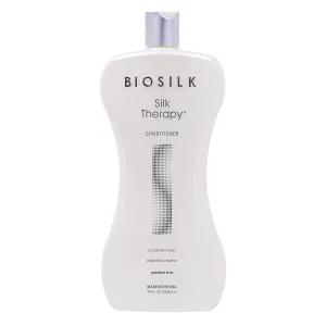 BioSilk Silk Therapy Conditioner, Moisturizes & Conditions Hair For Incredible Shine, Sulfate, Paraben, & Cruelty-Free, 34 Oz