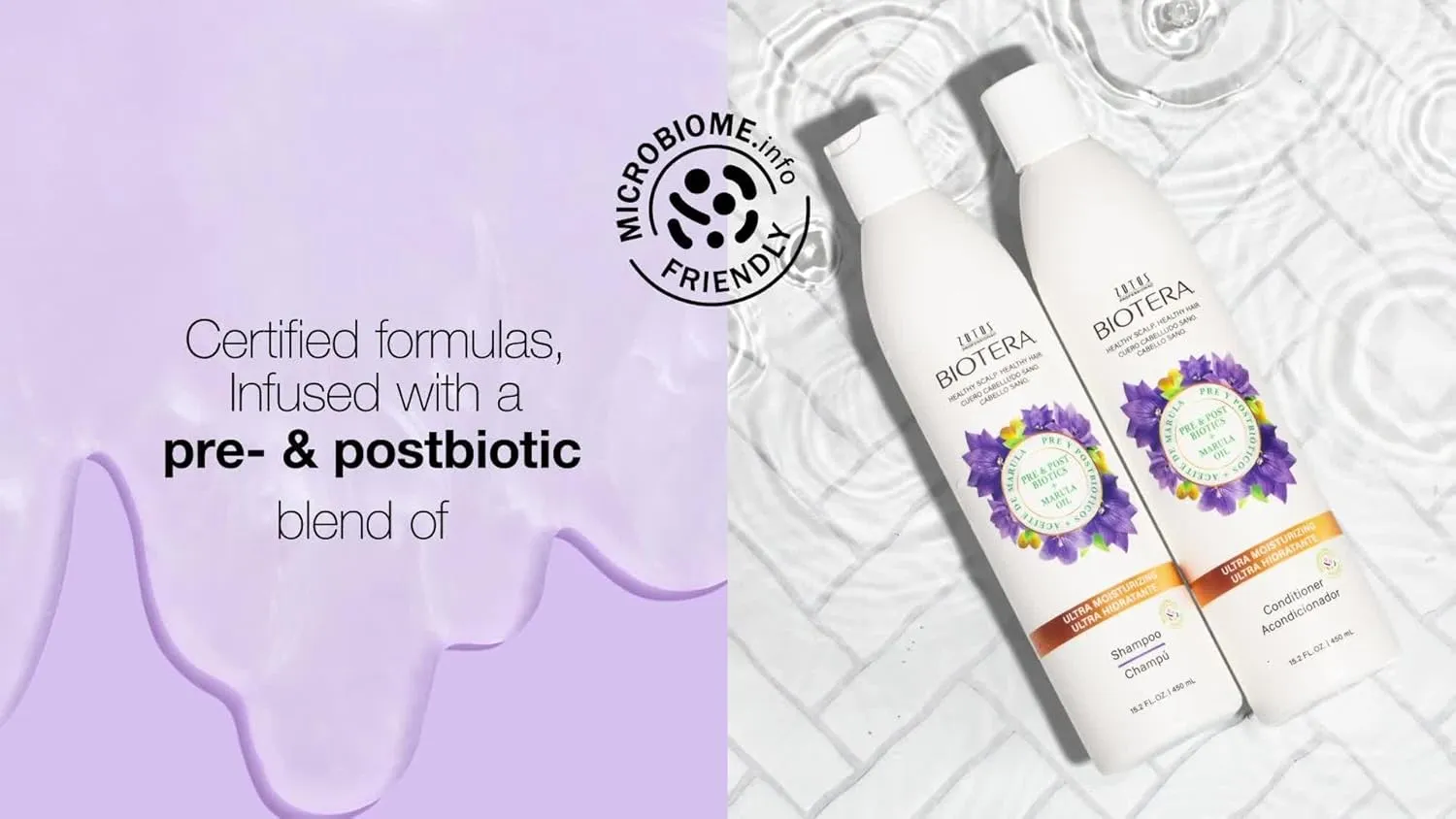 Biotera Ultra Moisturizing Shampoo | Hydrates Dry, Damaged, Coarse Hair | Microbiome Friendly | Vegan & Animal Test Free | Paraben & Sulfate Free | Color-Safe