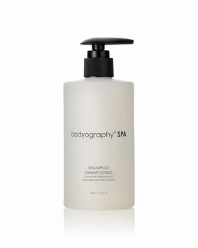 Bodyography Spa Shampoo Lavender Peppermint 10 ounces | Moisturizing Vegan Hair Cleanser for Frizz Control, Strengthening, and Hydration | Unisex Paraben-Free, Gluten-Free Daily Hair Care
