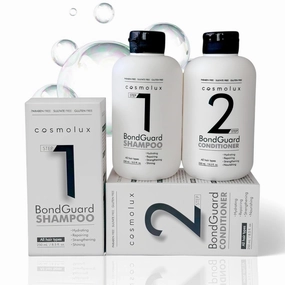 BondGuard Hair Volumizing & Deep Moisturizing Shampoo   Conditioner Set | Clarifying, Thickening and Nourishing Care | Strengthens & Repairs, Strong Strands, Anti Dandruff, All Hair Types, 8.5 fl oz
