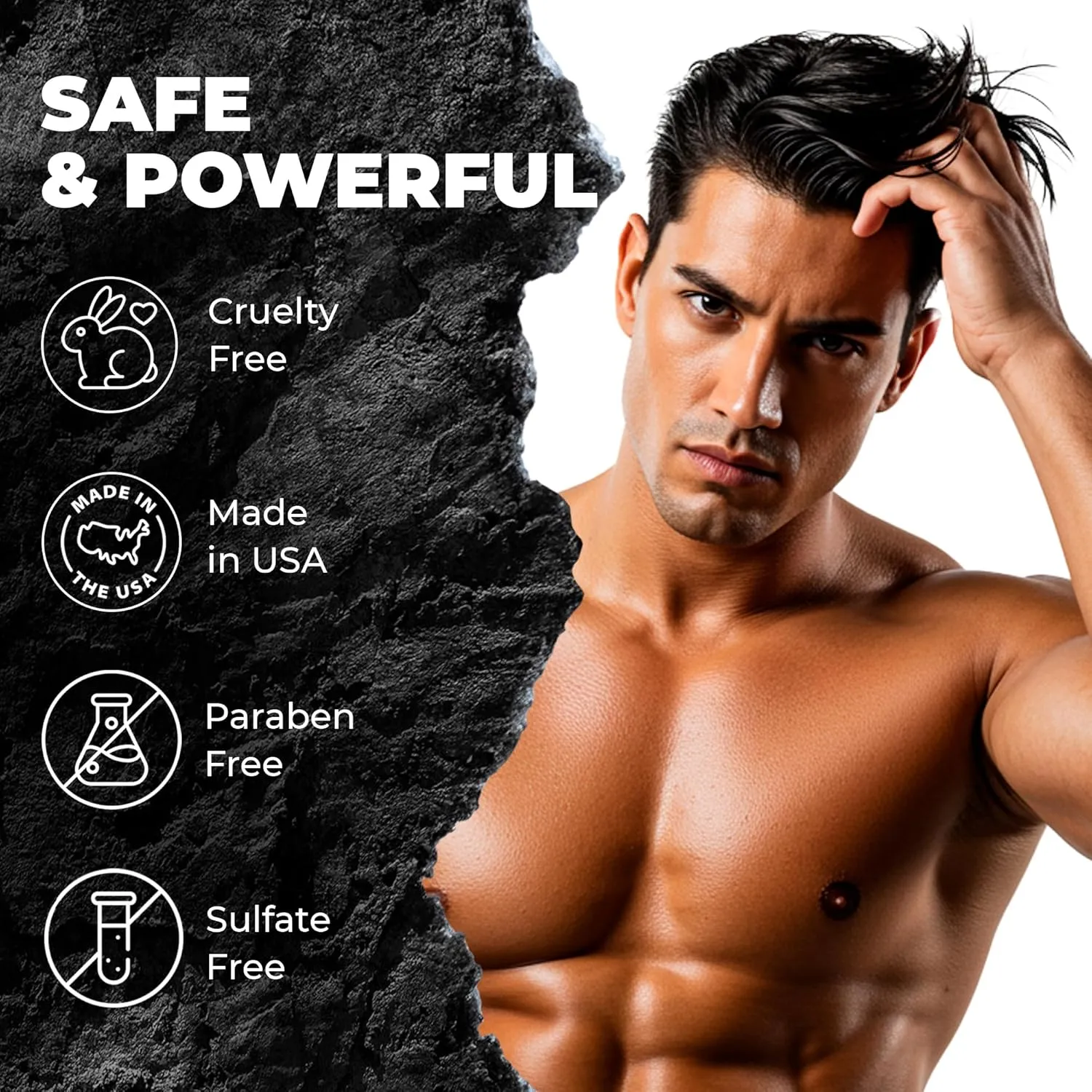 Bossman Moisturizing Hair Conditioner for Men – Stimulates, Hydrates, Soothes Men's Hair and Scalp – Natural Quinoa & Coconut Enriched - Paraben & Sulfate Free (Vetiver X Scent)