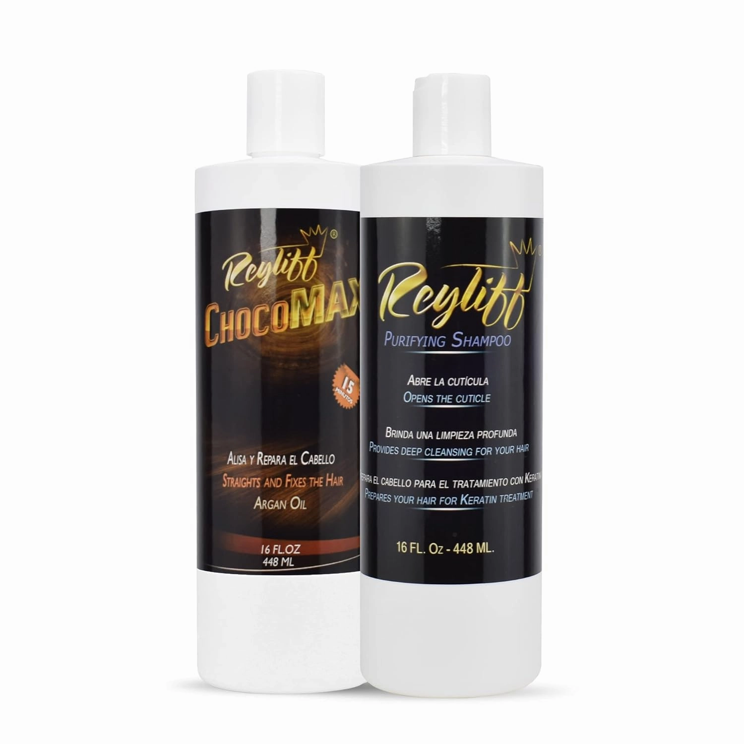 Brazilian Keratin treatment chocomax 16 oz with argan oil in its formula  16 oz of clarifying shampoo
