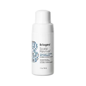 Briogeo Scalp Revival Charcoal   Biotin Dry Shampoo, Clarifying Shampoo Scalp Cleanser for Dry Scalp & Itchy Scalp, Featuring Tea Tree Oil for Hair, Vegan, Cruelty-Free, 1.7 oz