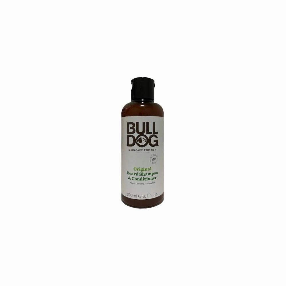 Bulldog Skincare and Grooming For Men Original Beard Shampoo and Conditioner, 6.7 Ounce - 4 PACK