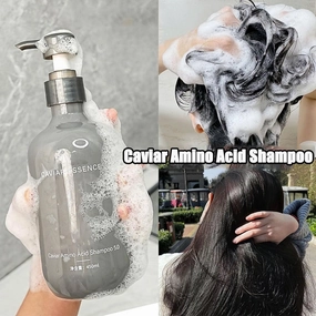 Caviar Aminos Acids Shampoo, Caviar Shampoo and Conditioner, Collagen Hair Treatment Deep Repair Condition, Shampoo Con Extracto De Caviar (Shampoo)