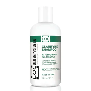 Clarifying Shampoo for Locs – Professional Loc Shampoo for Dreads, Twists, Braids, Interlocks, Microlocs, Dreadlocks, Faux Locs Crochet Hair – with Peppermint and Tea Tree Oils
