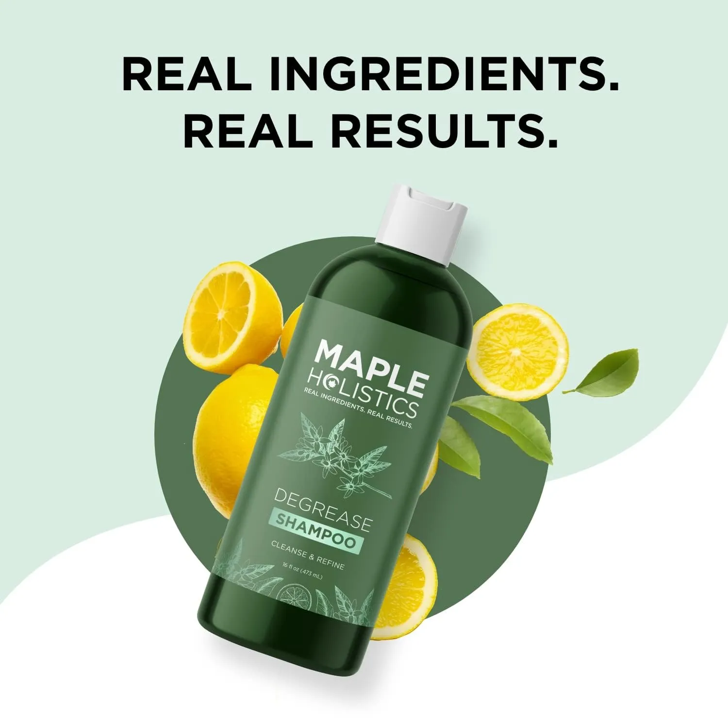 Clarifying Shampoo for Oily Hair and Scalp - Deep Cleansing Shampoo Build Up Remover with Rosemary Oil - Degrease Shampoo for Greasy Hair & Scalp - Vegan Color Safe Sulfate & Paraben Free (16 Fl Oz)