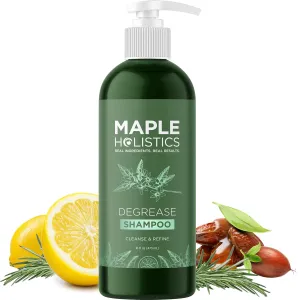 Clarifying Shampoo for Oily Hair and Scalp - Deep Cleansing Shampoo Build Up Remover with Rosemary Oil - Degrease Shampoo for Greasy Hair & Scalp - Vegan Color Safe Sulfate & Paraben Free (16 Fl Oz)