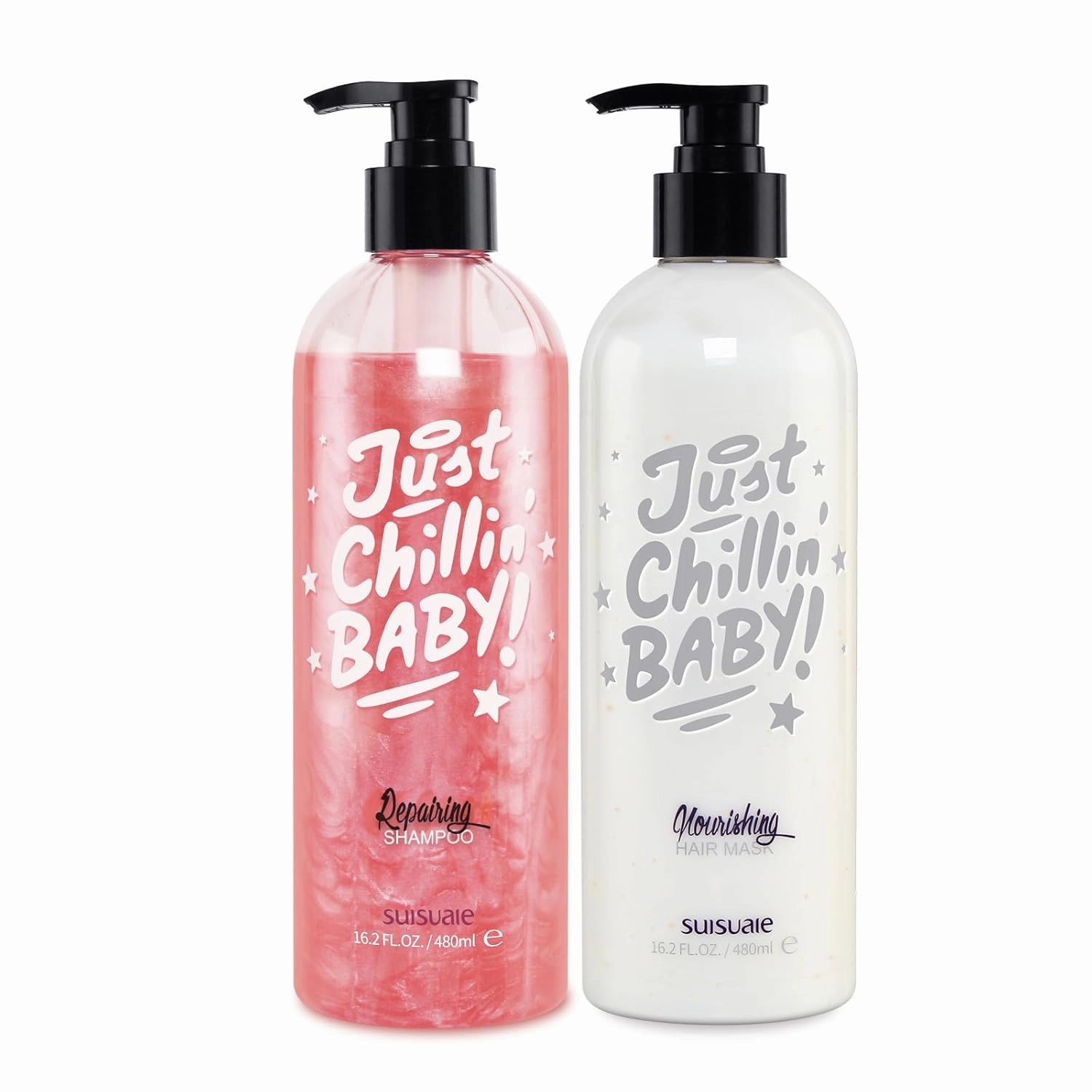 Clarifying Shampoo and Conditioner Set for Women's Oily & Greasy Hair, 32.4 Fl Oz