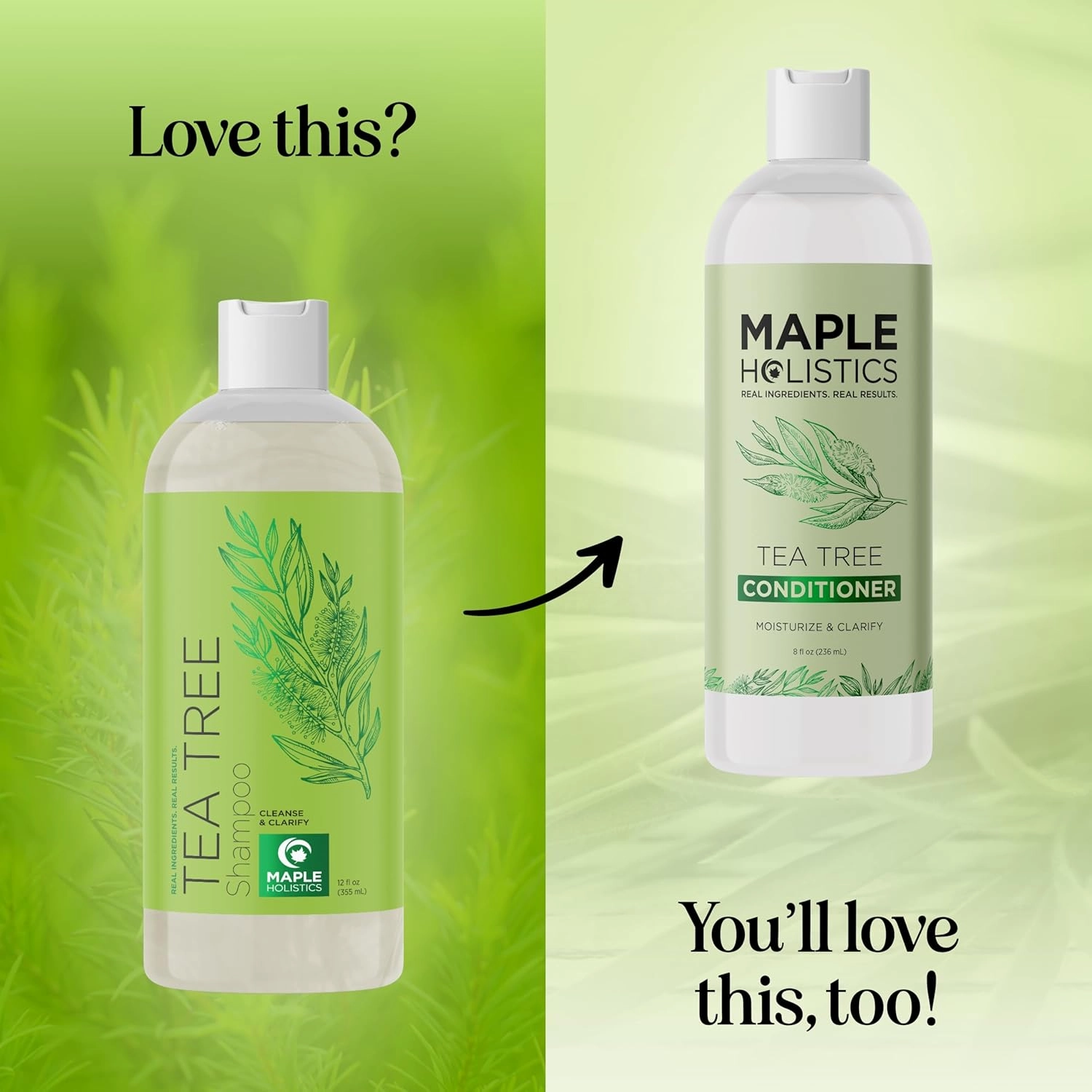 Clarifying Shampoo for Build Up & Oily Hair - Tea Tree Shampoo for Men and Women with Rosemary Essential Oil for Oily Hair and Scalp - Color Safe Vegan Sulfate Silicone & Paraben Free (10 Fl Oz)
