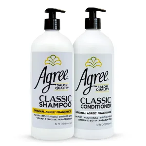 Classic Shampoo and Conditioner set, Original Fragrance, Moisturizes and Protects, 32oz each