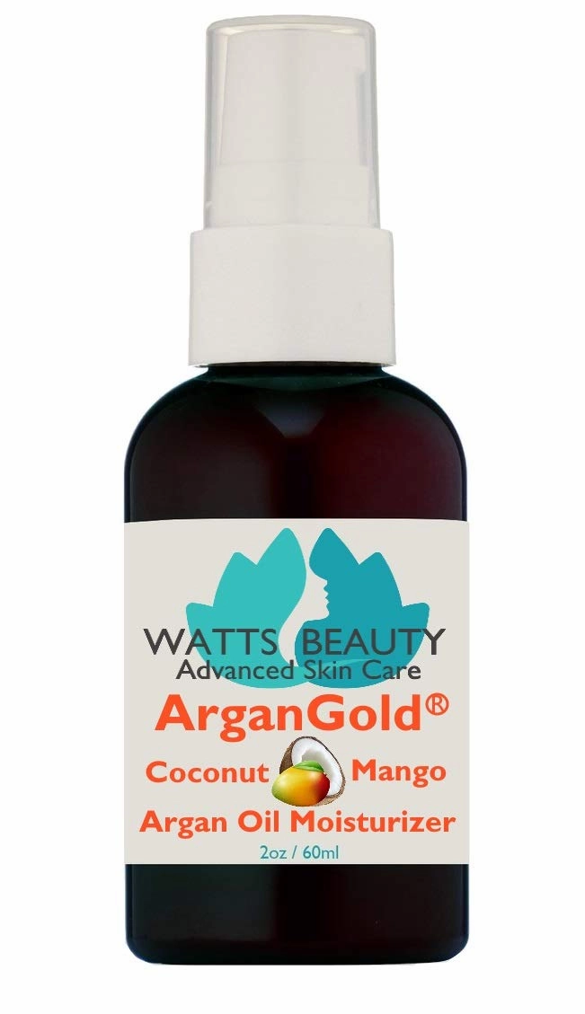Coconut Mango Argan Oil For Hair, Skin, Shampoo, Conditioner or Lotions - Natural Tropical Scented Argan Oil Moisturizer - 2oz