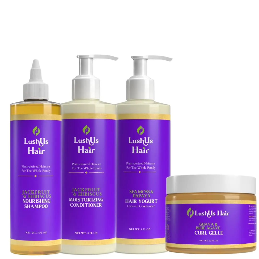 Coily Styling Starter Kit | Hydrating Shampoo | Moisturizing Conditioner | Leave-In Conditioner | For Coily Hair