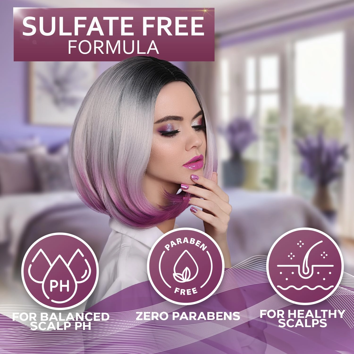 Color Safe Shampoo and Conditioner Set - For Protecting Dyed and Treated Hair Against Fading - Sulfate and Paraben Free, Anti Fade, Moisturizing Care Products to Protect Women and Men - With Rosemary