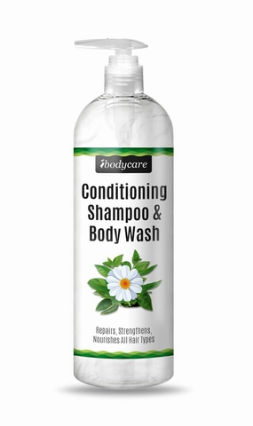 Conditioning Shampoo & Body Wash, Sulfate-Free Hair & Body Cleanser, Hydrating, Clarifying, Detangling, with Green Tea & Chamomile, All Hair Types, Various Sizes (16 Oz Pump)
