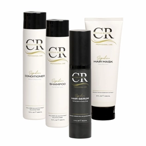 CRISTIAN ROVERE - Signature Hair Care Bundle - Signature Hair Serum (1.7 Fl Oz), Signature Hair Mask (8 Fl Oz), Signature Shampoo (10 Fl Oz) & Signature Conditioner (10 Fl Oz)