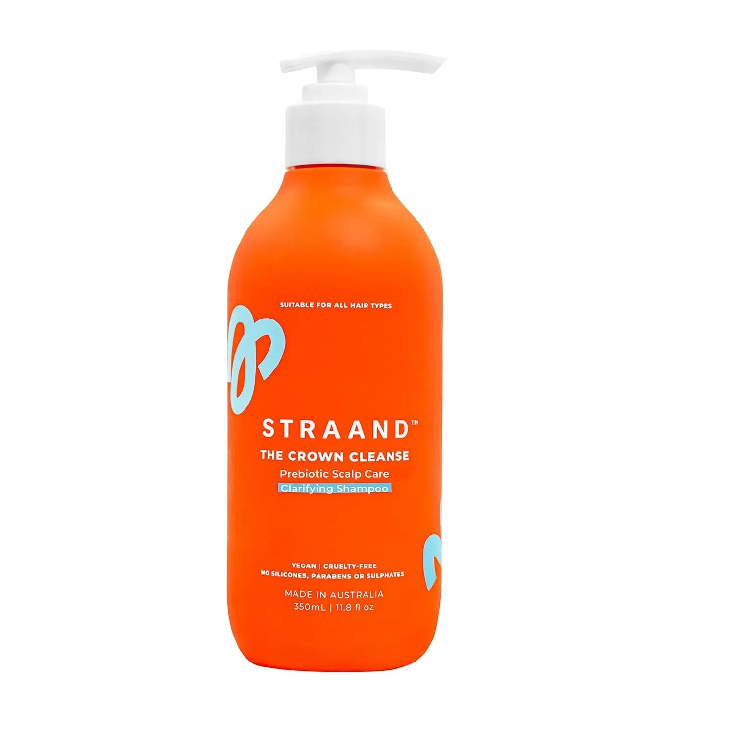 Crown Cleanse Clarifying Shampoo - Itchy Scalp Detox Shampoo with Peppermint Oil & Prebiotics - Hydrates Dry Scalp & Balances Your Microbiome for Healthy, Shiny Hair (11.8 oz)