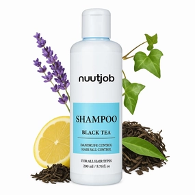 dandruff removing and relieving Shampoo – Reduces Dandruff, Strengthens Hair, enriched with Black Tea & Dandelix Pro, Gentle for All Hair Types, Men & Women, 200ml