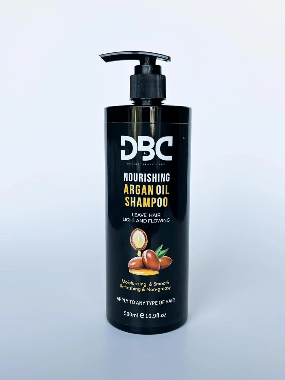 DBC - Nourishing Argan Oil Shampoo - Moisturizing - Smooth - Refreshing - Non greasy - Leave Hair Light & Flowing 500ml