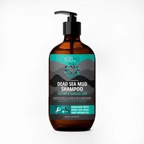 Dead Sea Mud Shampoo - Anti Hair Loss & Anti Dandruff, Promotes Growth & Strengthening Hair
