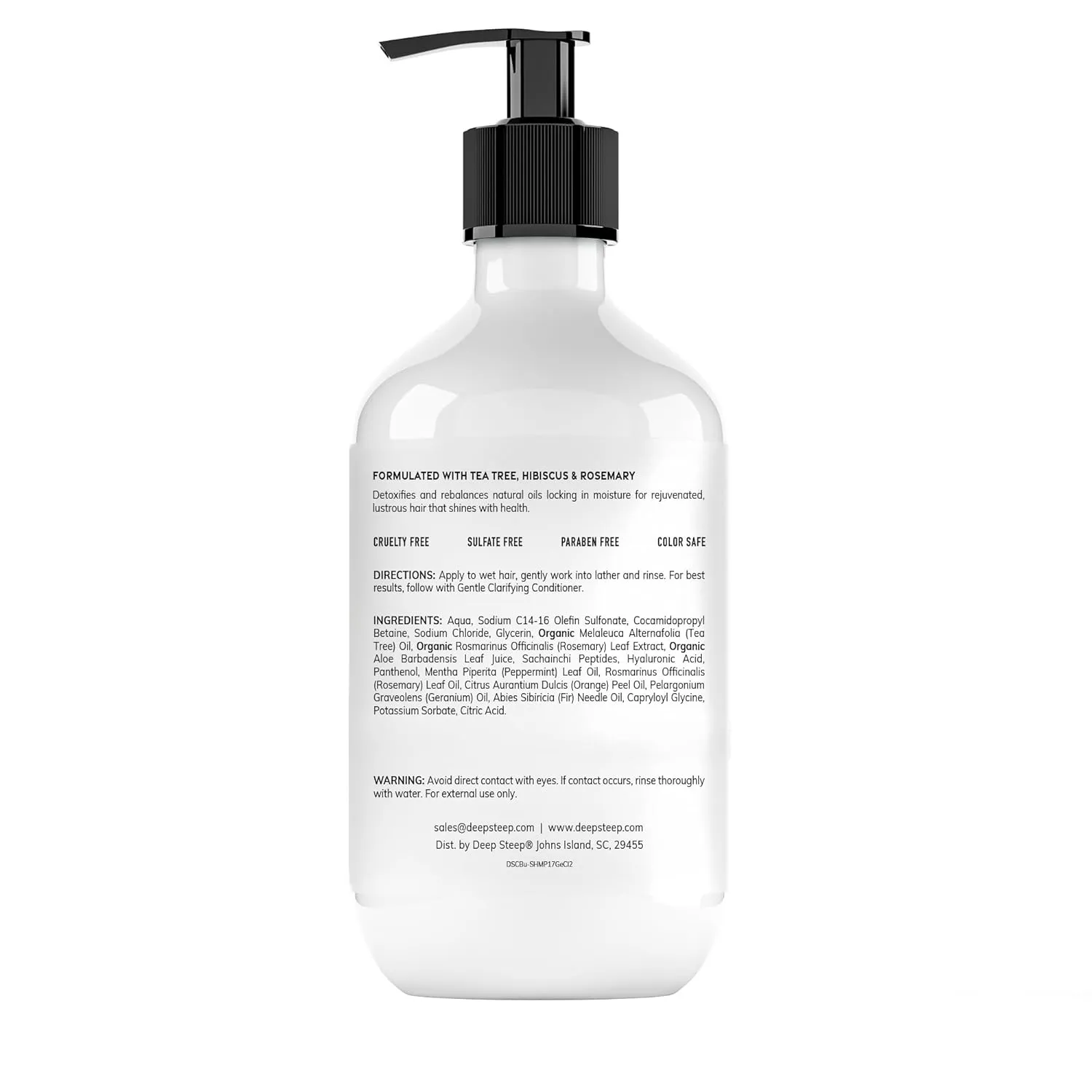 Deep Steep Shampoo, 17 oz (Gentle Clarifying)