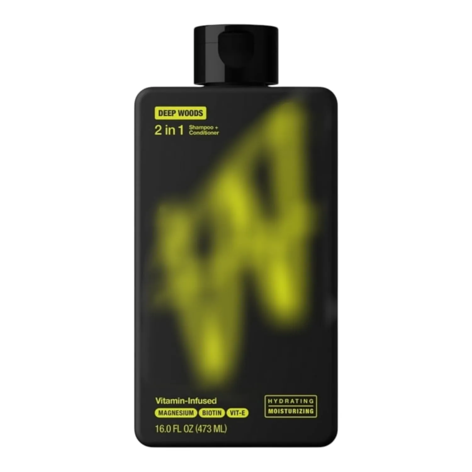 Deep Woods 2-in-1 Shampoo and Conditioner, Vitamin-Infused with Magnesium and Biotin, Hydrating and Moisturizing, 16 Fl Oz
