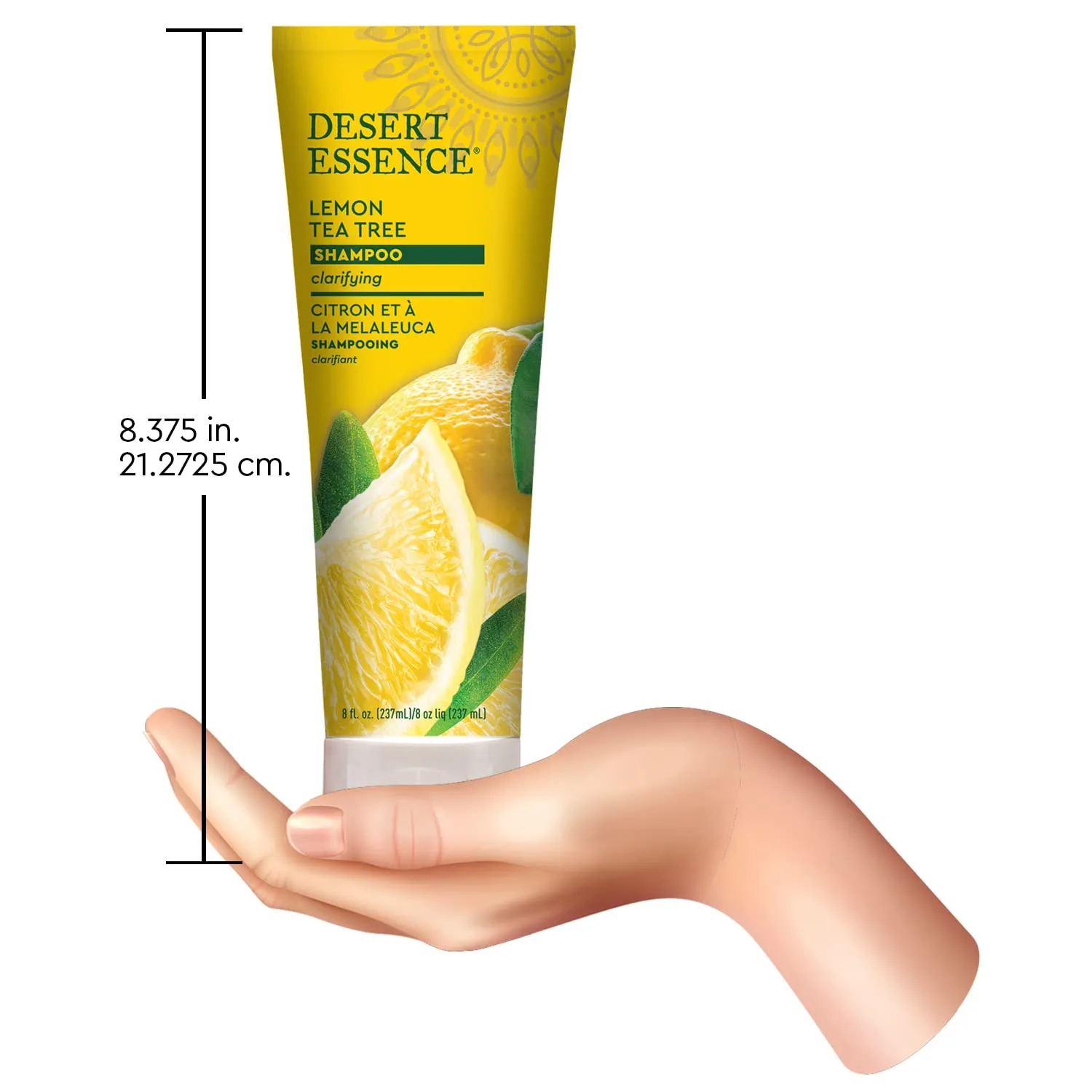 Desert Essence: Organics Hair Care Shampoo, Lemon 8 oz (2 pack)