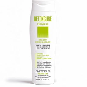DETOXCURE Clarifying Shampoo - Refresh & Colour Clarity for Normal to Oily Prone Hair, Clarifying shampoo for build up Vegan shampoo for oily hair with Argan Oil & Moringa Salon Hair Care